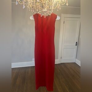 Red Sheath dress Zara collection size xs